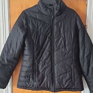 Faded Glory Black Padded Outerwear